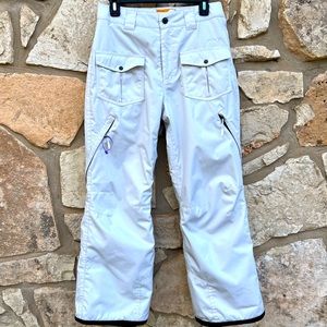 Orage Youth Ski Snowboard Pants Size 14 White